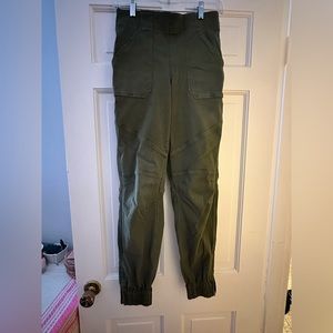 Spanx fatigue pants, green. Size small.